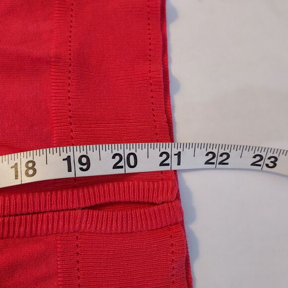 INC International Concepts Womens Shrug Cardigan Size XL Beaded Coral Ruched NWT - Picture 12 of 12